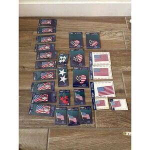 Simplicity USA theme appliques patches Lot of 26